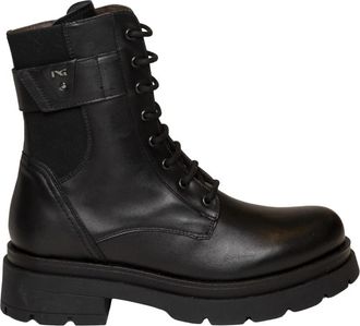 Nero Giardini Guanto Veterschoenen - Dames - Veterlaarzen - Zwart - 39 EU - Leer - Schoenen