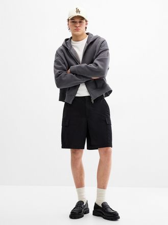 Djab Mens Stretch twill cargo Bermuda Shorts Relaxed fit