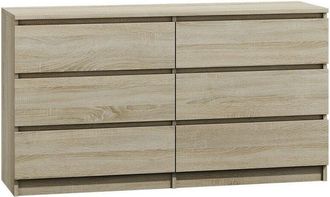 Mirjan24 Cómoda Comfivo 161, Roble Sonoma, Con cajones, Número de cajones: 0, 77x138x40cm