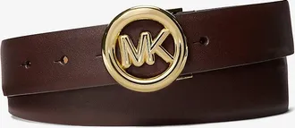 Michael Kors Logo Leather Belt