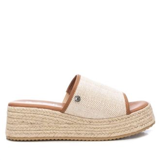 Xti Womens Wedge Sandals In Beige