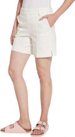 Lyssé Amanda Stretch Twill Short In Off White