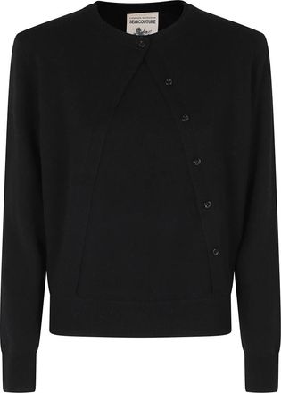 Semicouture Donna, Maglie, Nero, M, new