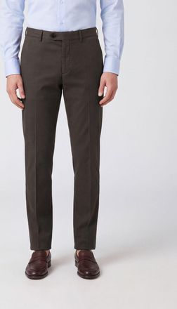 Brunello Cucinelli Pantaloni chino slim fit in cotone stretch con pinces