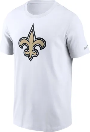 Nike New Orleans Saints Logo Essential Nike Mens NFL T-Shirt in White | N19910A7W-UXR