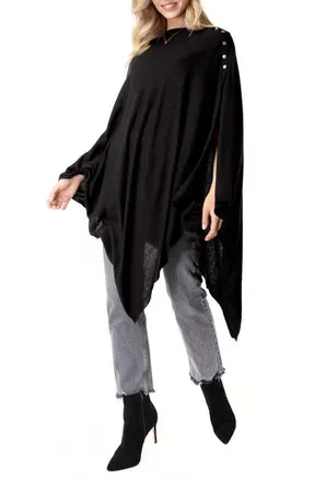 Accouch&eacute;e Four in One Multipurpose Knitwear in Black at Nordstrom