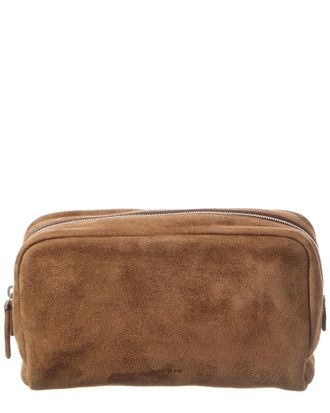 The Row Suede Clutch