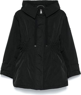 Ermanno Scervino logo-embroidered jacket - women - Polyester - 44 - Black