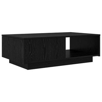 vidaXL Mesa De Caf&eacute; Roble Negro 95 X 55 X 31 Cm Madera De Ingenier&iacute;a Vidaxl