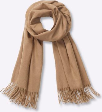 Heine Modeschal HEINE, Damen, braun (camel), Viskose, Modet&uuml;cher Modeschal