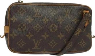 Louis Vuitton Pre-owned Canvas Cross Body Bag - Dames - Vintage Schoudertas - Bruin - ONE Size - Vintage