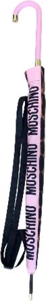 Moschino Ombrello Leopard Long 63 Auto 8980 - unisex - Paraplus - Roze - ONE Size - Accessoires