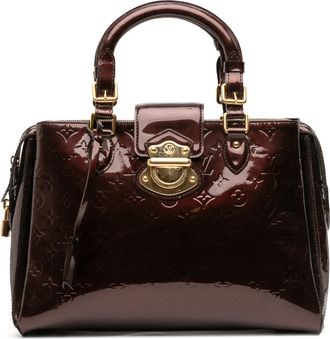Louis Vuitton Pre-owned Womens Alma Bb Satchel - Dark Red Leather - One Size