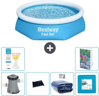 Bestway Piscina Bestway Fast Set Redonda - 244x61 Cm - 7-piezas S340