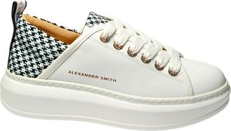 Alexander Smith Pelle Sneaker - Dames - Sneakers - Wit - 39 EU - Leer - Schoenen
