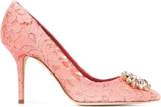 Dolce & Gabbana Dames, Schoenen, Roze, Maat: 35 1/2 EU Nylon