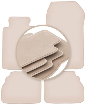 OEM Alfombrillas Beige Premium Para: Mercedes E W210 Berlina, Familiar 1995-2003