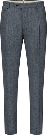 Windsor Kostuumbroek - Heren - Nette broeken - Blauw - L - Broeken