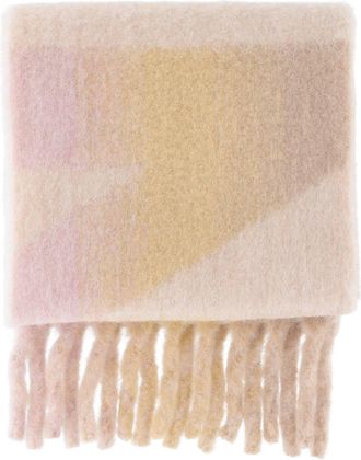 Isabel Marant Wool-Alpaca Logo Scarf