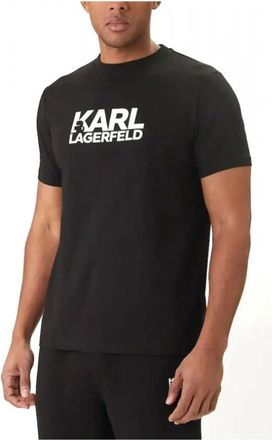 Karl Lagerfeld Tops > T-shirts - Heren - T-shirts - Zwart - L - Tops