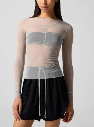 Rick Owens Womens Temple sheer long-sleeve top