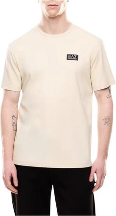 Emporio Armani T-shirt - Heren - T-shirts - Beige - 2XL - Tops