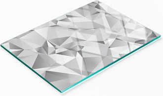 OEM Tabla De Cocina De Vidrio Templado Duradera Y Elegante Con Dise&ntilde;o 3d De 80x52 Cm