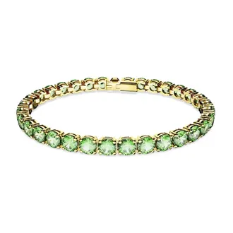 Swarovski Bracelets, female, Green, Size: ONE SIZE Tennis Bracelet