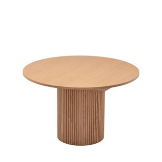 Woodman Mesa comedor extensible 4-6 personas madera &Oslash;120-160cm - Madera clara
