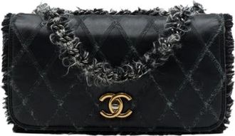 Chanel Borsa a spalla Pre-owned in pelle dagnello trapuntata - - Pre-owned - Donna - Nero - ONE SIZE