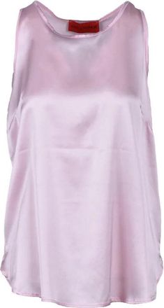 Wild Cashmere Stretch Silk Top - Pink