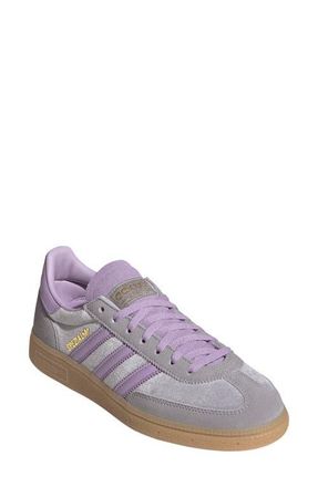 adidas Handball Spezial Sneaker in Glory Grey/Powder Plum/Gum at Nordstrom, Size 5