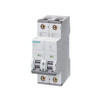 SIEMENS Interruttore magnetotermico 2 poli 400V 25kA curva C 16A Siemens 5SY82167