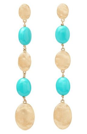 Marco Bicego Lunaria Drop Earrings in Yellow Gold at Nordstrom