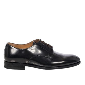 Henderson Leren Veterschoenen - Heren - Nette schoenen - Zwart - 44 1/2 EU - Leer - Schoenen
