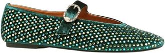 Kurt Geiger Mayfair Ballerina - Shoes - Mujer - Verde - 37 EU