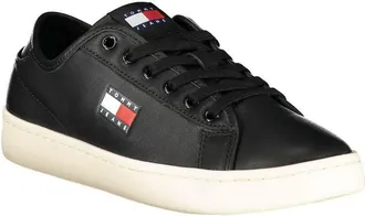 Tommy Hilfiger Leather and Polyurethane Sneaker - Black