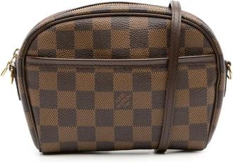 Louis Vuitton Pochette Ipanema in tela Damier Ebène 2006 - Marrone