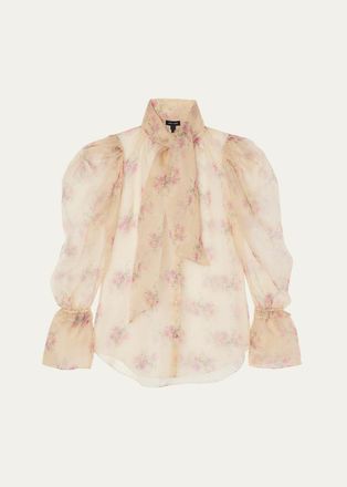 Marc Jacobs Floral Silk Blouse