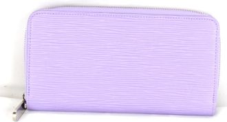 Louis Vuitton Purple Epi Leather Long Wallet (Bi-Fold) (Pre-Owned)