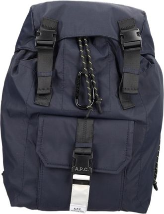 A.P.C. Sac A Dos Trek Flap-Top Nylon Backpack