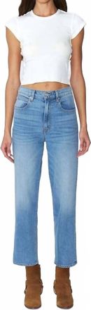 Slvrlake Denim London High-Rise Straight Leg Jeans In Love Matters