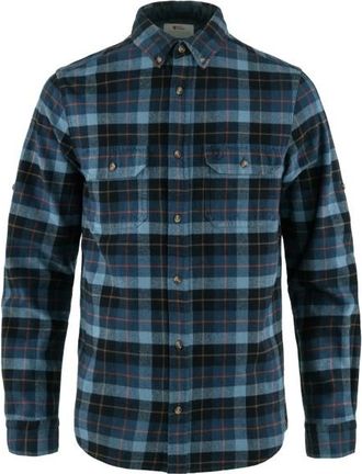 Fj&auml;llr&auml;ven Singi Heavy Flannel Shirt Hemd f&uuml;r Herren | blau