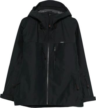 Prada hooded zip-up jacket - Zwart