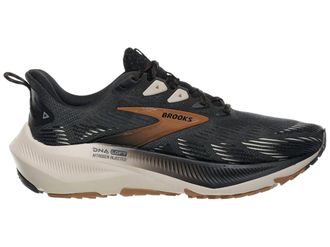 Brooks Mens Ghost Trail Running Shoes In Ebony/black/clove