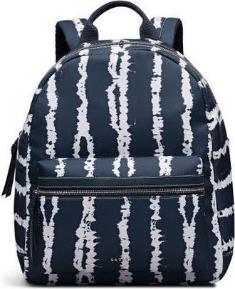 Radley London Halley Row - Tie Dye Stripe Medium Ziptop Backpack in Naval at Nordstrom