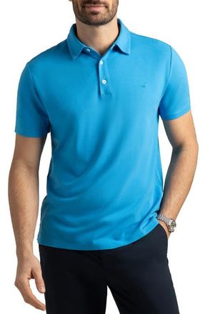HyperNatural El Capitán Classic Fit Supima Cotton Blend Piqué Golf Polo in Mediterranean Blue at Nordstrom, Size Xx-Large