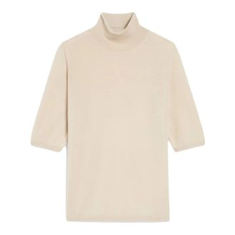 Max Mara Turtlenecks, female, Beige, Size: M Cecina Sweater
