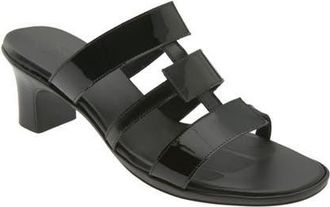Munro Jan Sandal in Black Patent at Nordstrom, Size 7