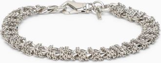 Emanuele Bicocchi Silver 925 Intricate Chain Bracelet